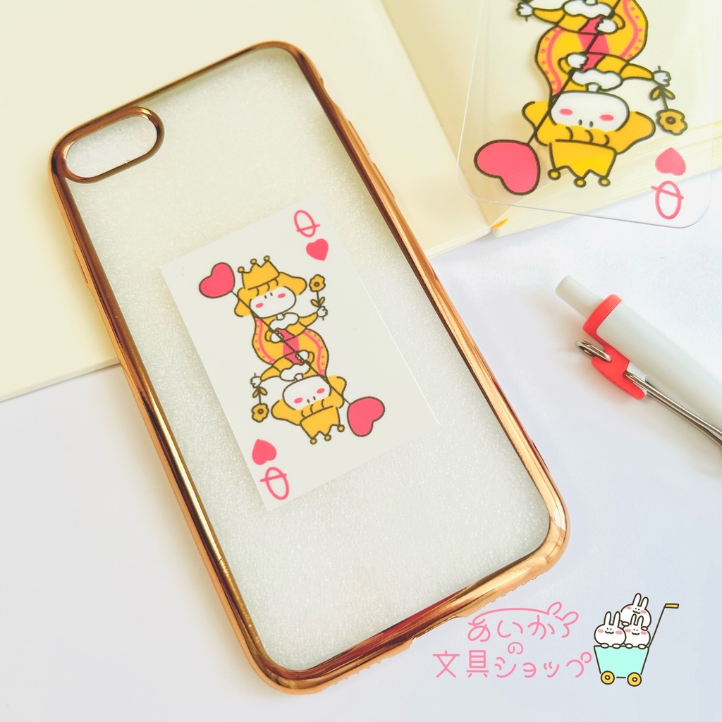 ステッカー ハートトランプ