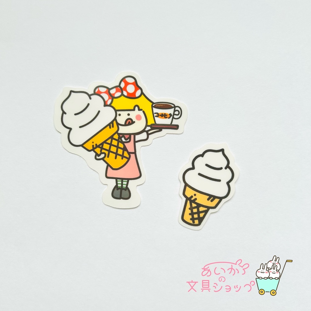 ステッカー  ソフトな女の子