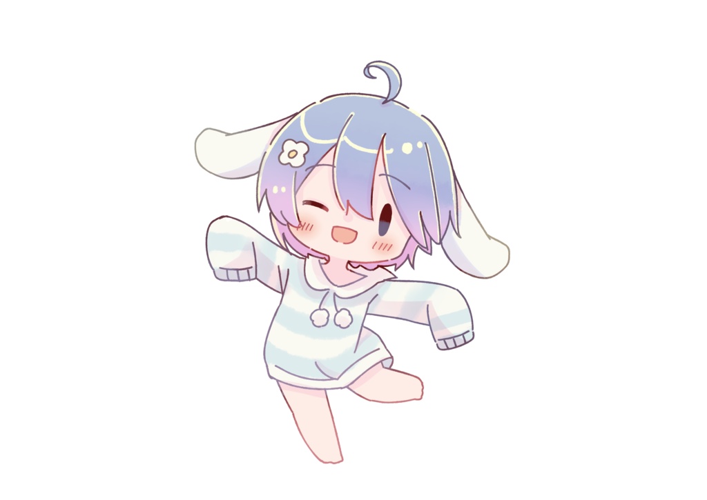 夢空トト 犬耳パジャマアクリルキーホルダー