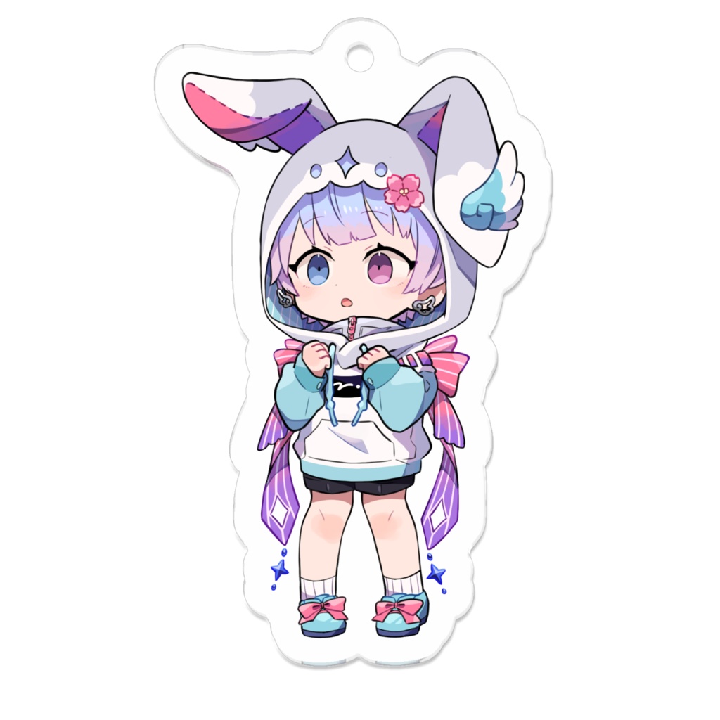 夢空トト『きょとん』アクリルキーホルダー