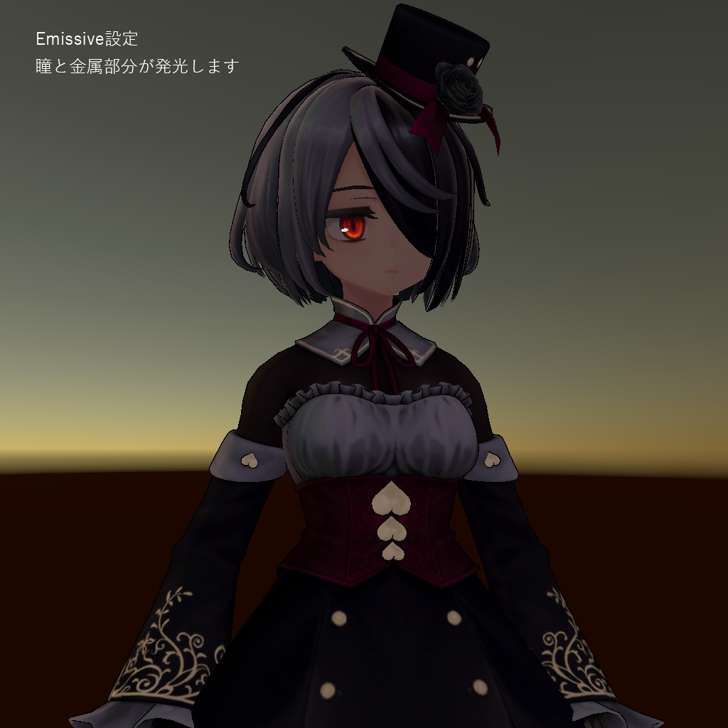 オリジナル3Dモデル:【クラウディアv3.0.1】 【Quest対応モデル付】SDK 3.0対応