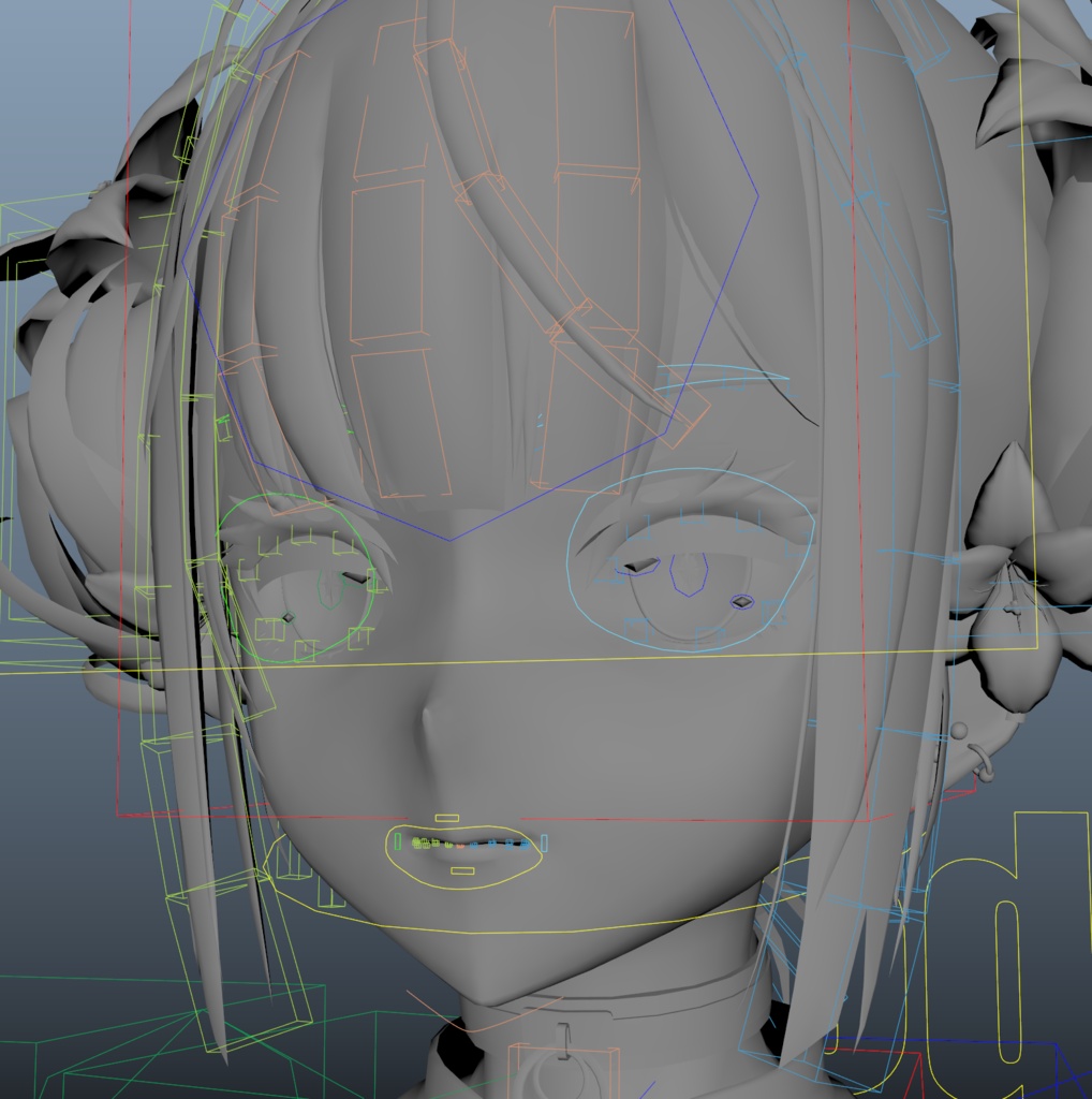 「璃々 -Lili-」Advanced Rig for Maya