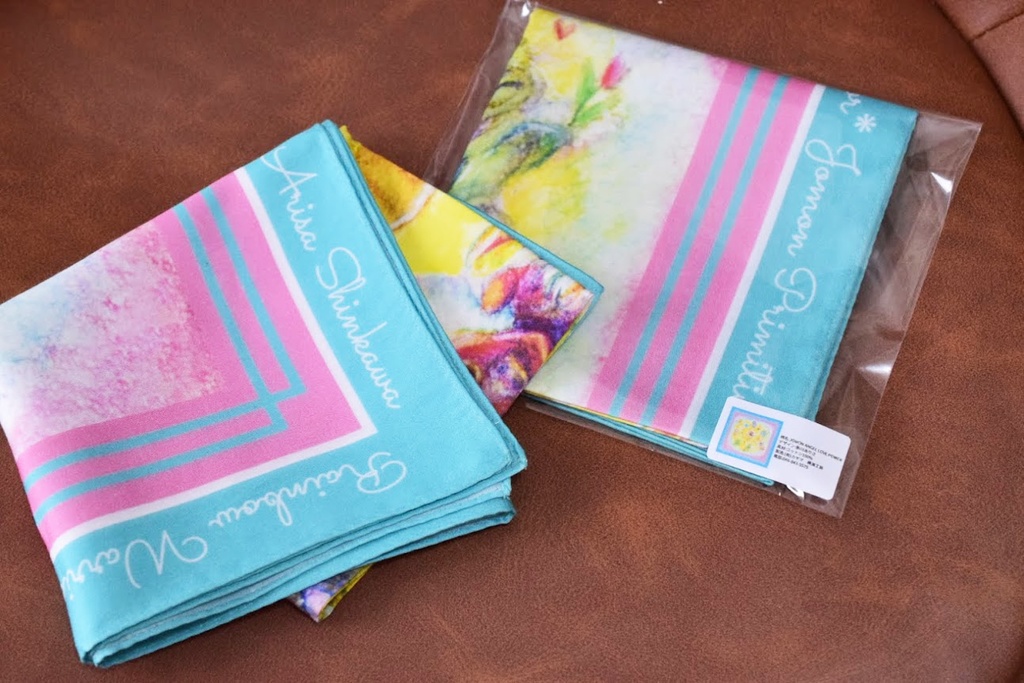 【縄文土偶エンジェルハンカチ】JOMON ANGEL LOVE POWER‼︎