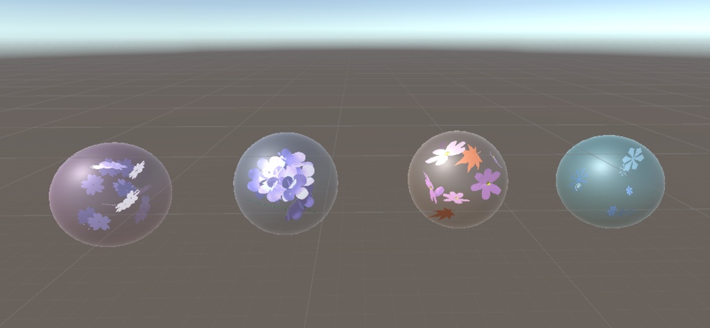 3Dモデル「四季玉」