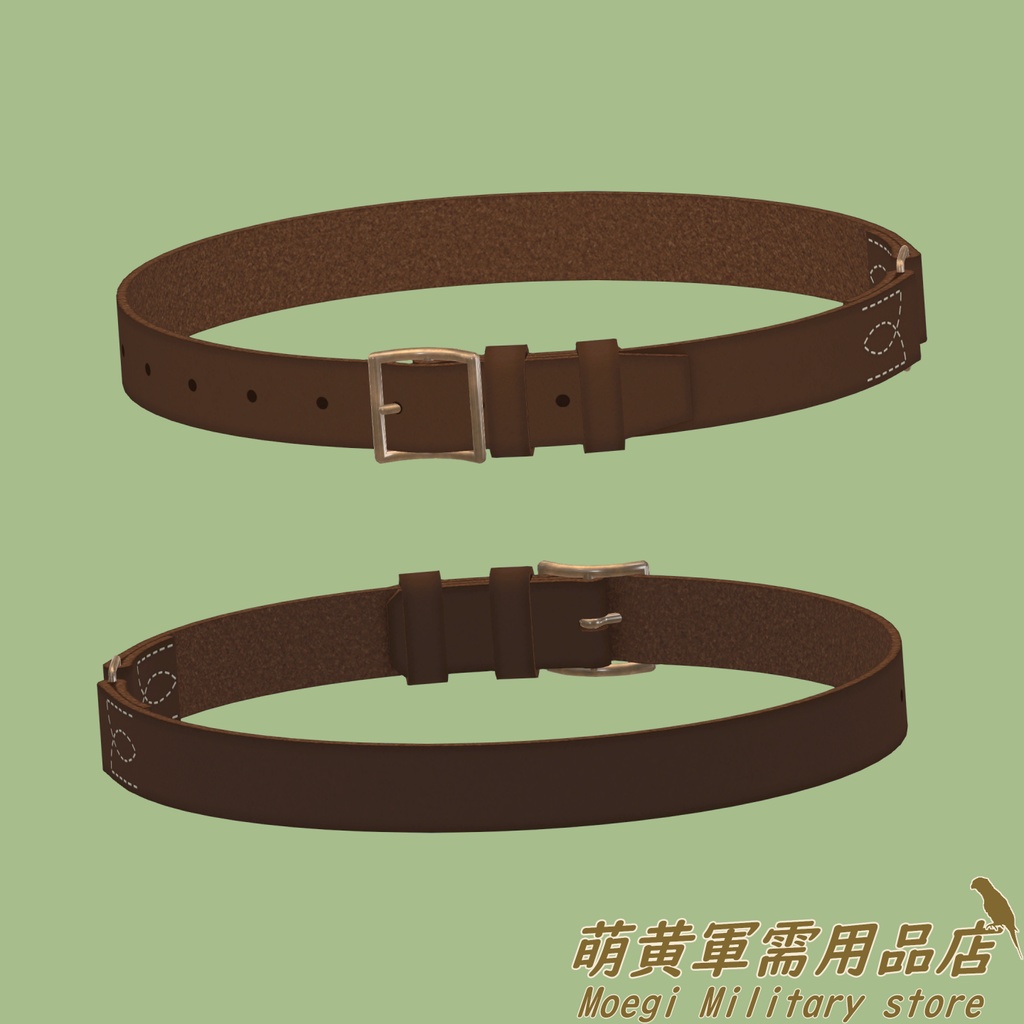 (3Dモデル)三二年式刀帯・軍刀