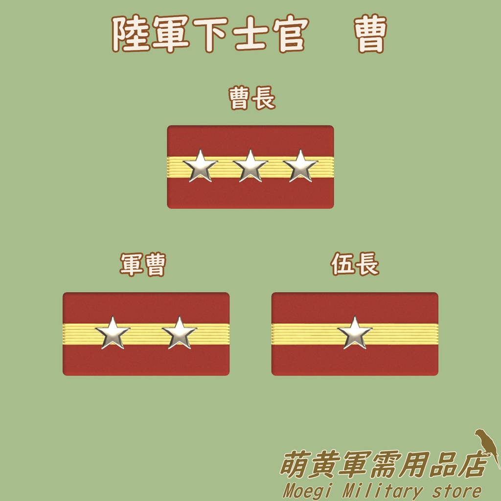 (3Dモデル)帝国陸軍-階級章(襟章)