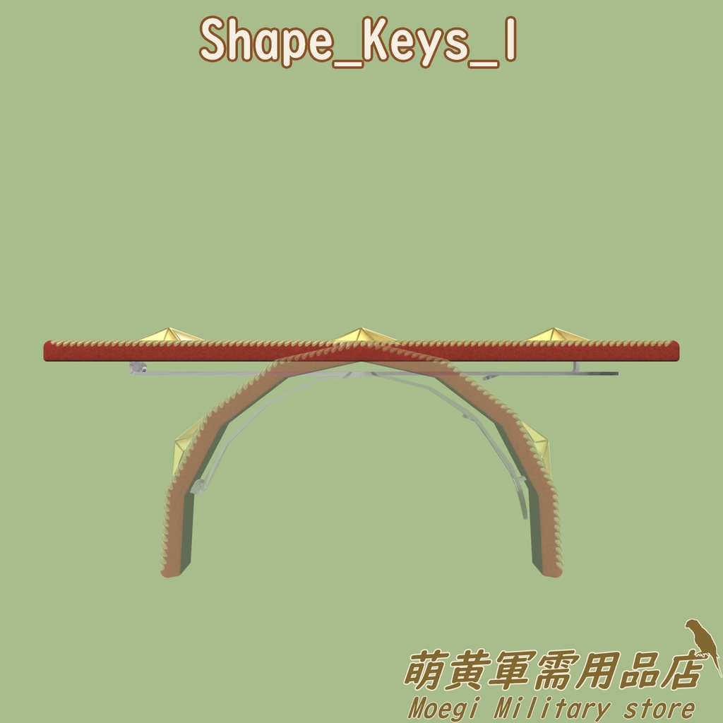 (3Dモデル)帝国陸軍-45式階級章 将校