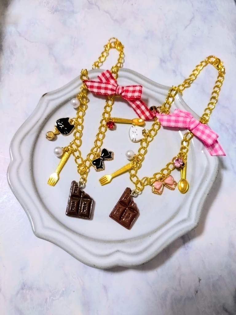 チョコレートのバッグチャーム
