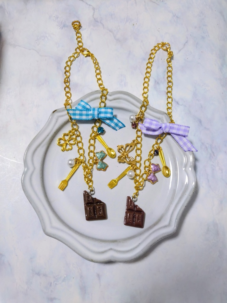 チョコレートのバッグチャーム