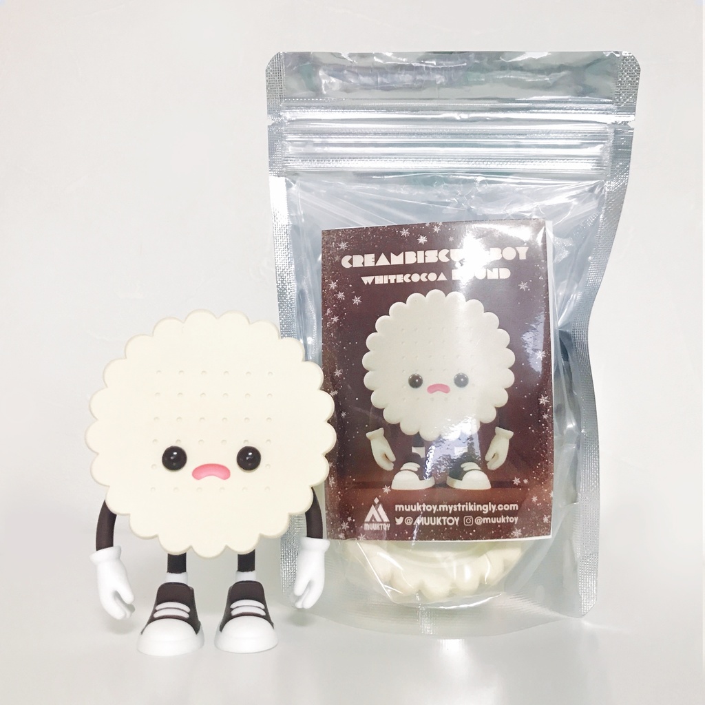 Cream Biscuit Boy Whitecocoa Round クリームビスケットボーイ ホワイトココア ラウンド 塗装済組立レジントイキット Muuktoy Booth