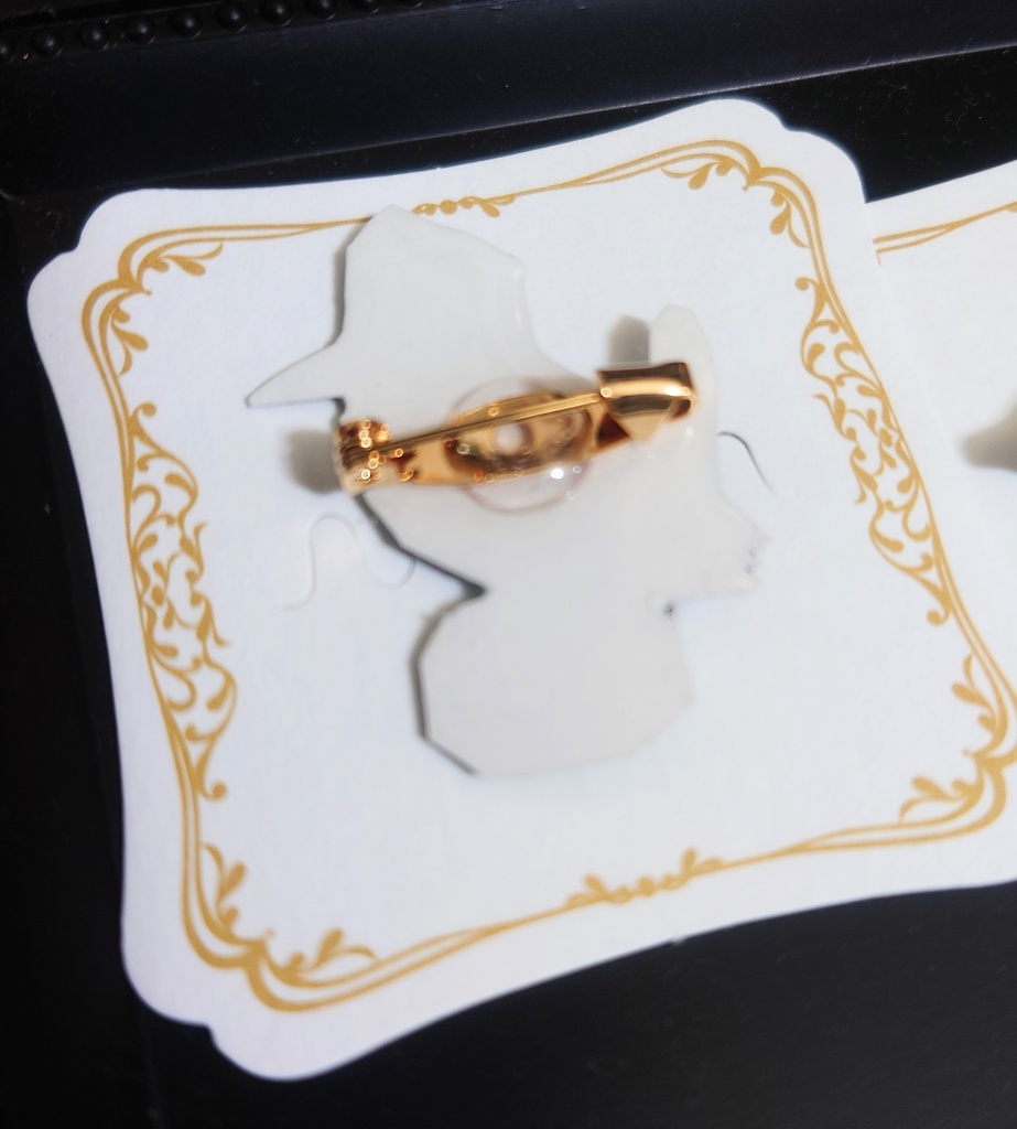 【試作品】鳥ブローチ2