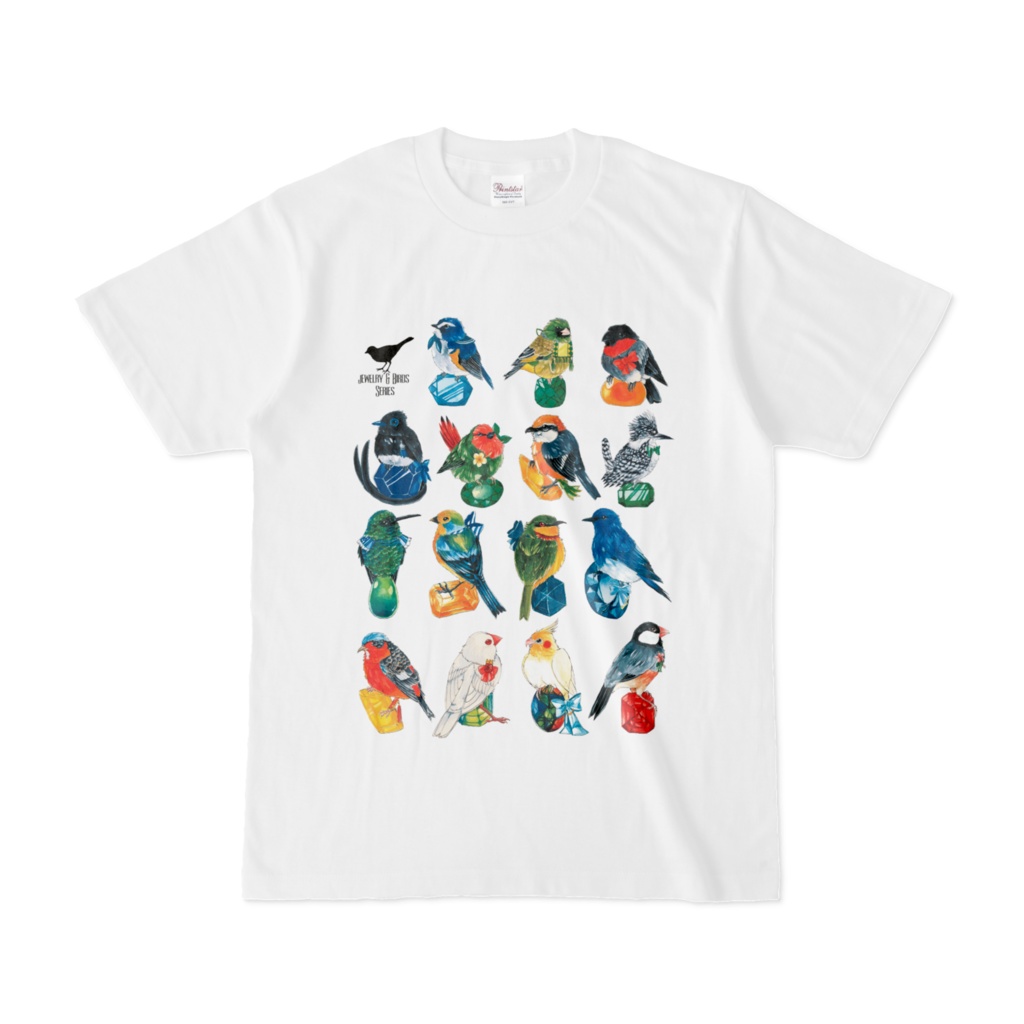 宝石&小鳥シリーズ2　Tシャツ　
