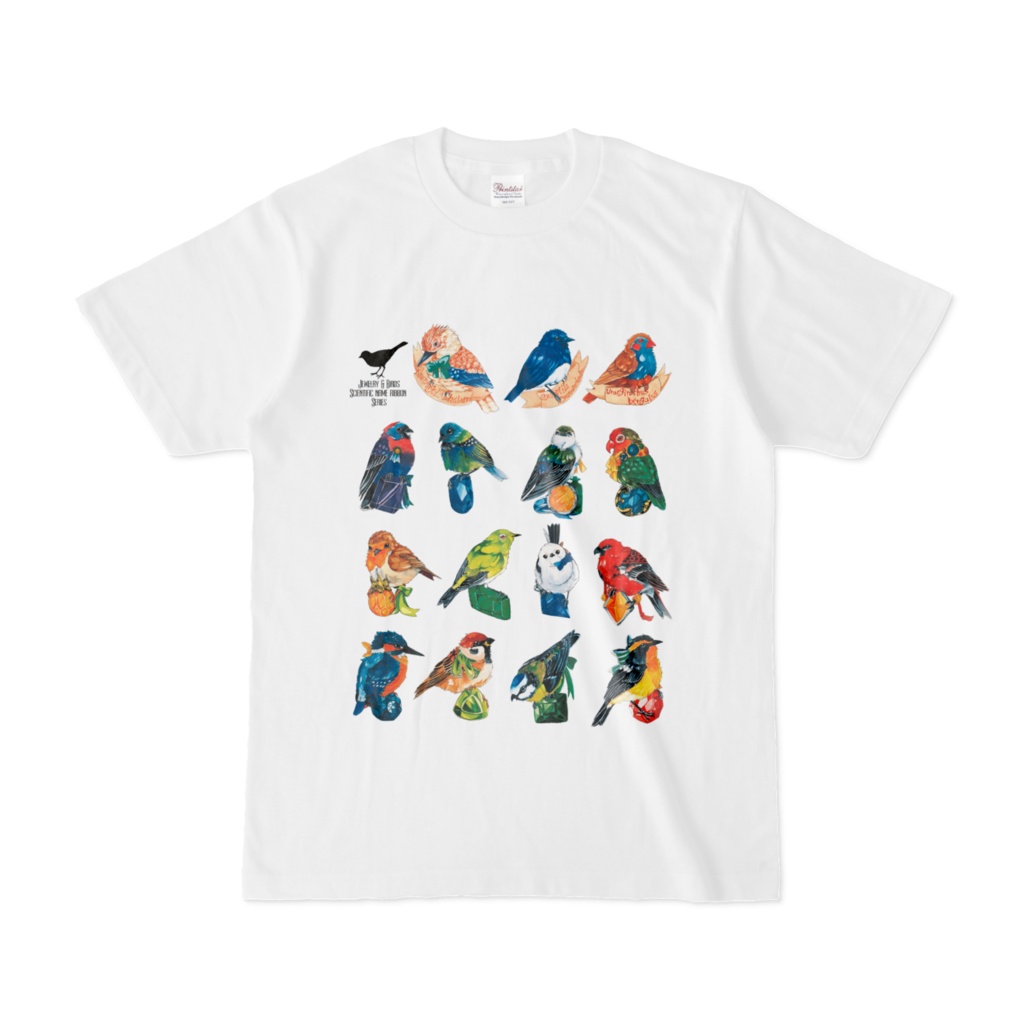 宝石＆小鳥シリーズ1　Tシャツ