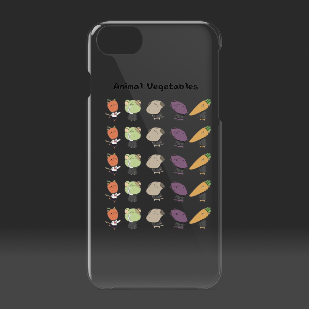 【オリジナル】じゃがイヌくんと愉快な仲間たちiPhoneケース