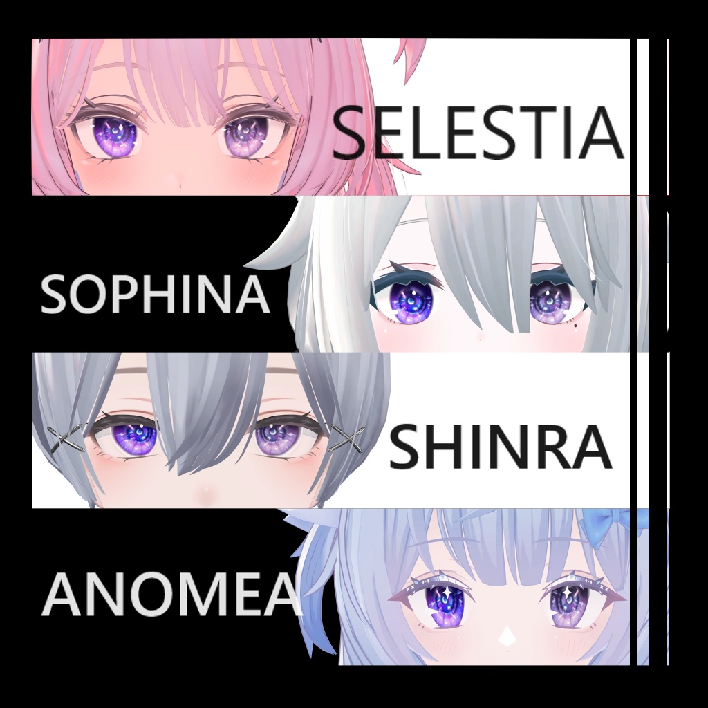 【20アバター対応】MOON EYE Texture