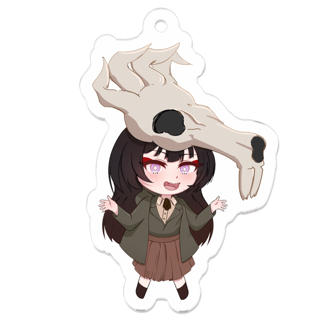 えー、知らない Shrug pose! アクリルキーホルダー