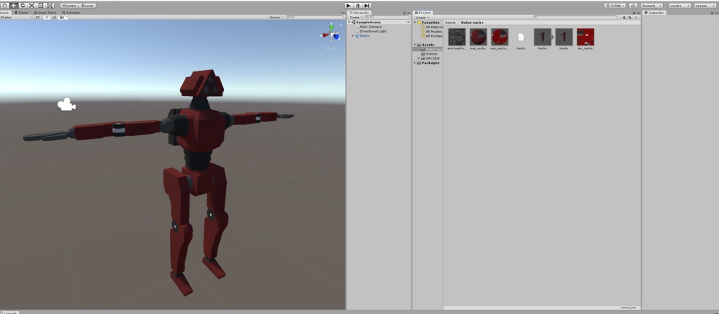 【無料】オリジナル3Dモデル Nacks