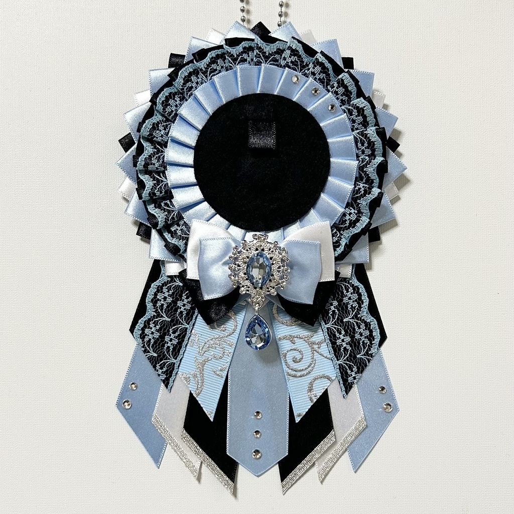 ロゼット/Lace black