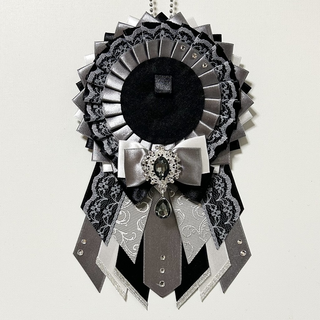 ロゼット/Lace black
