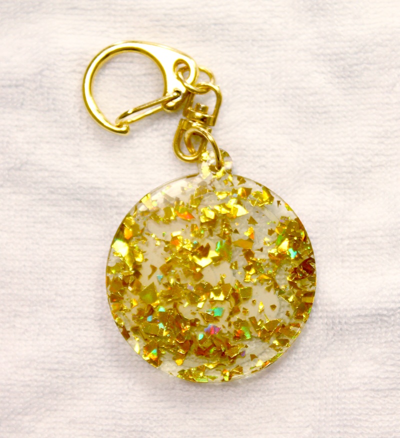 たえいぬ&たえねこゴールドアクリルキーホルダー