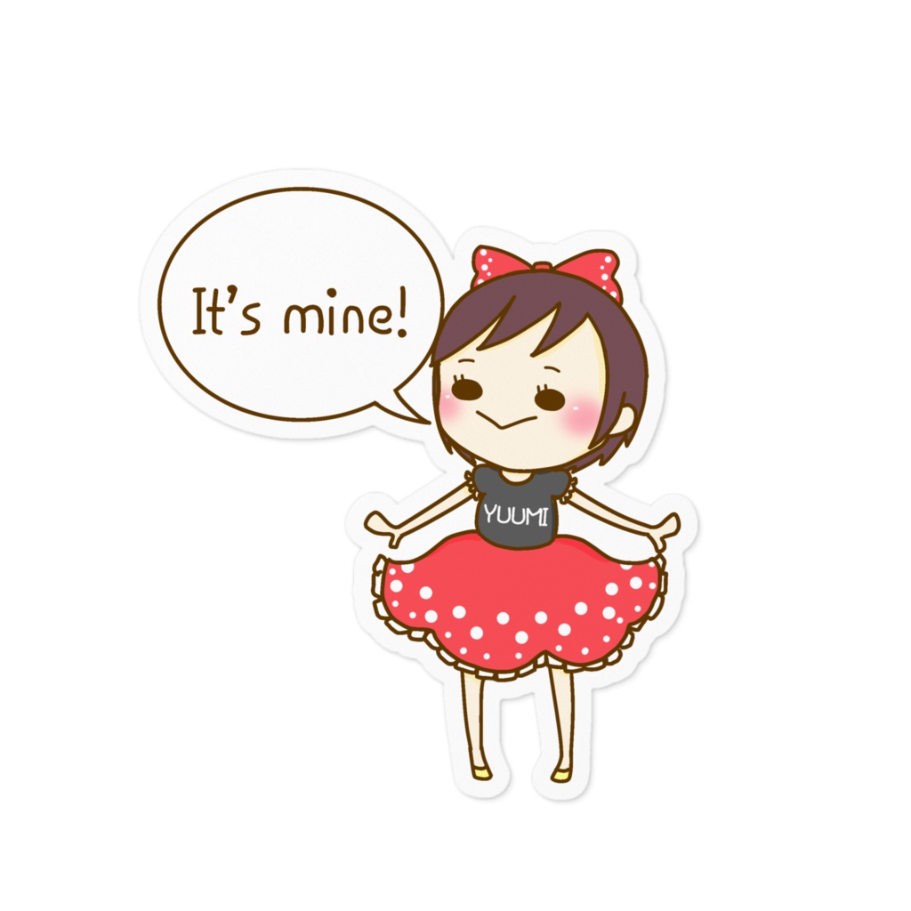 ゆうみちゃんステッカー
