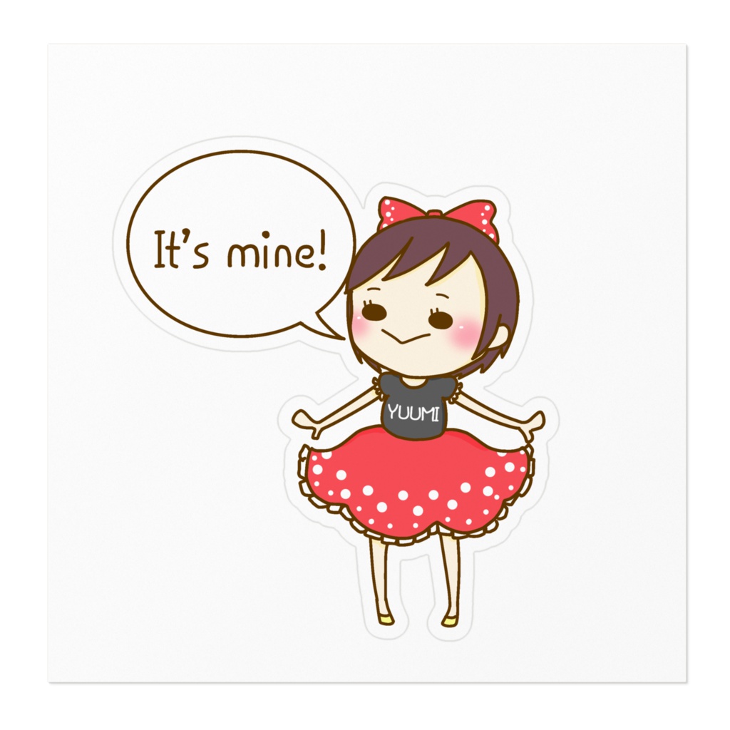 ゆうみちゃんステッカー