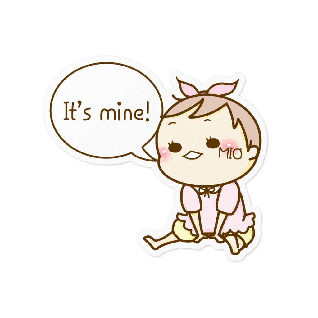『みおちゃん』ステッカー