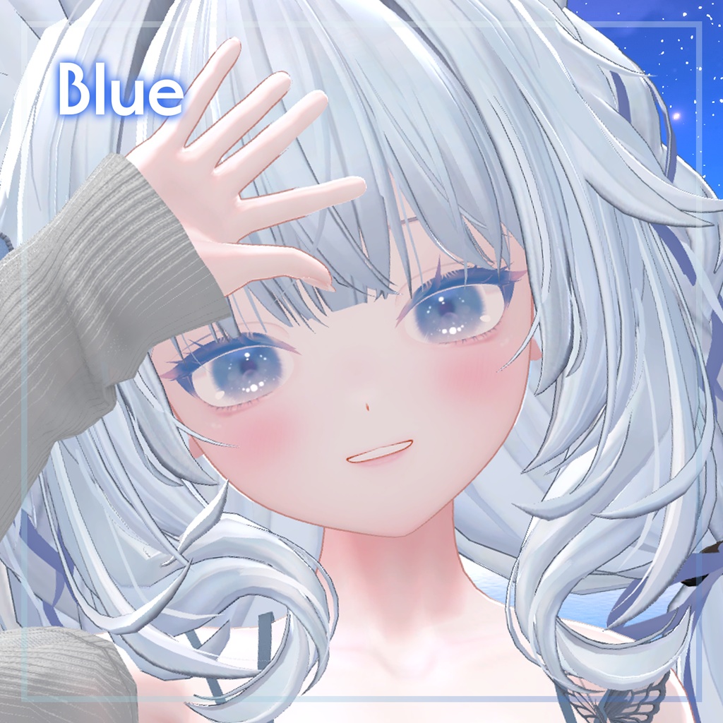 【Mayo対応】アイテクスチャ+メイクテクスチャ+Blendshapes