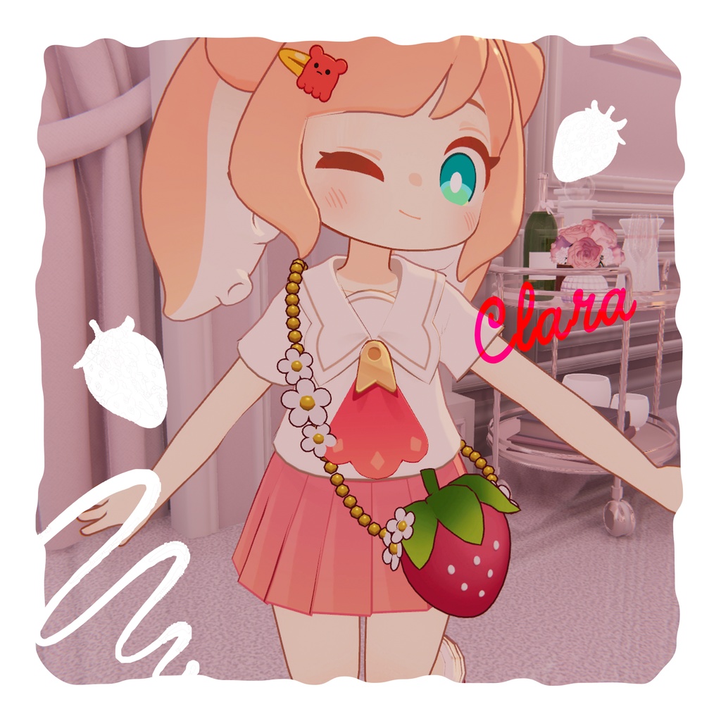 【FREE/無料】いちごぽしぇっと【まめふれんず・えも研対応】