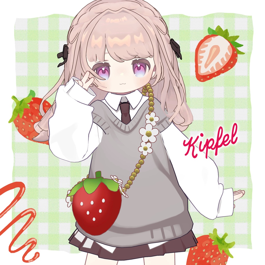 【FREE/無料】いちごぽしぇっと【まめふれんず・えも研対応】