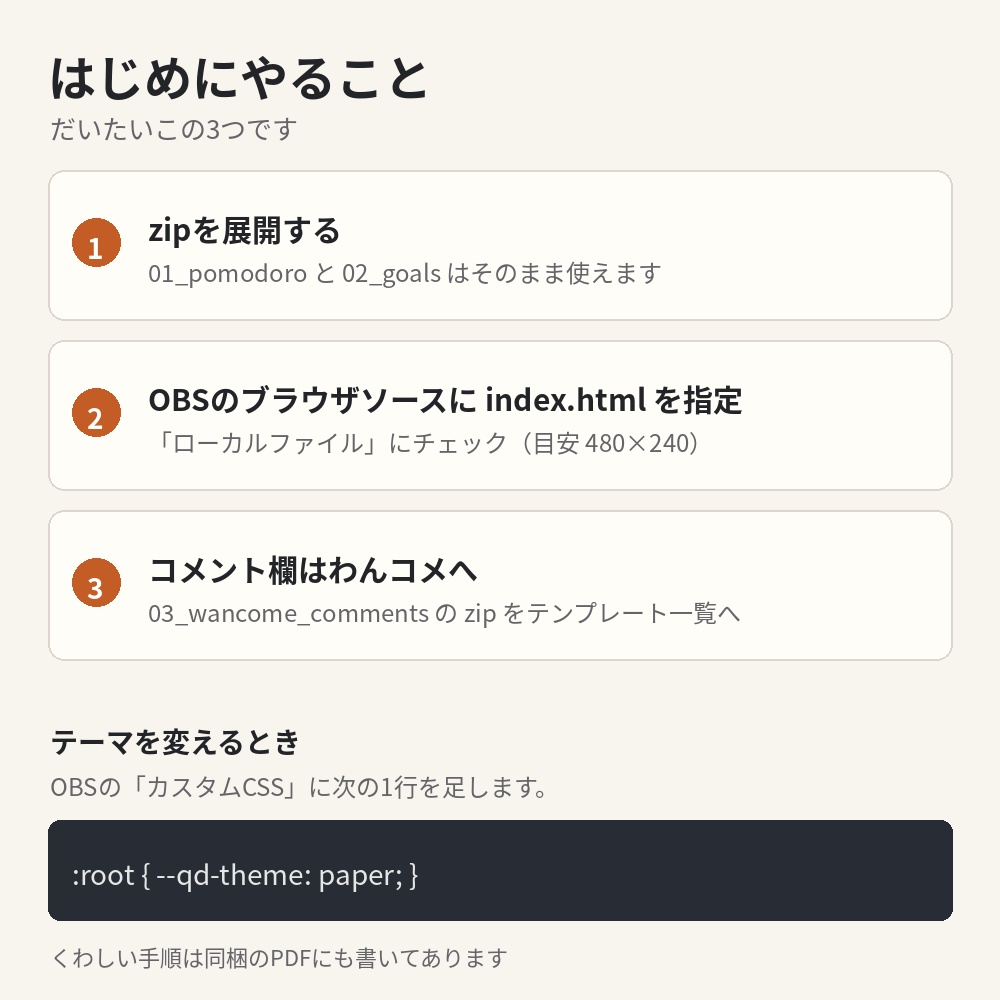 【わんコメ・OBS】静かな作業机|ポモドーロタイマー+コメント欄+今日の目標【作業・勉強配信】