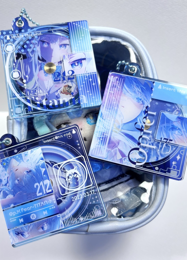 珠洲島有栖 ボス曲CD風アクキー