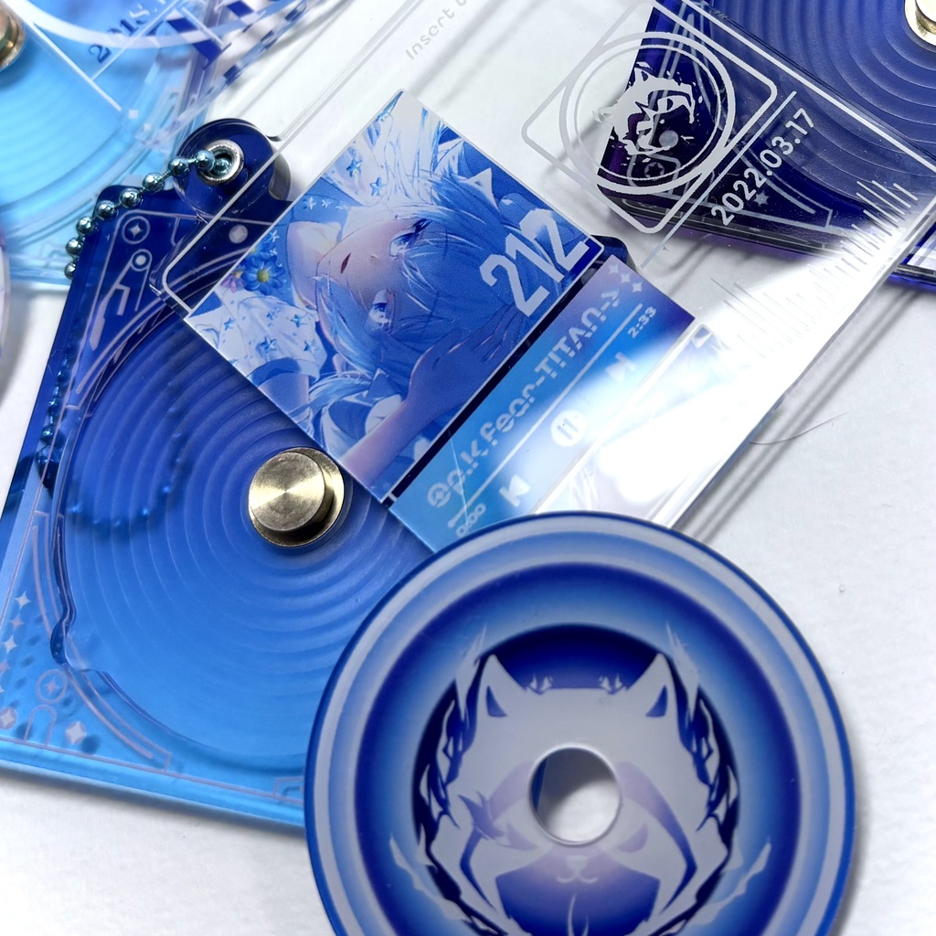 珠洲島有栖 ボス曲CD風アクキー