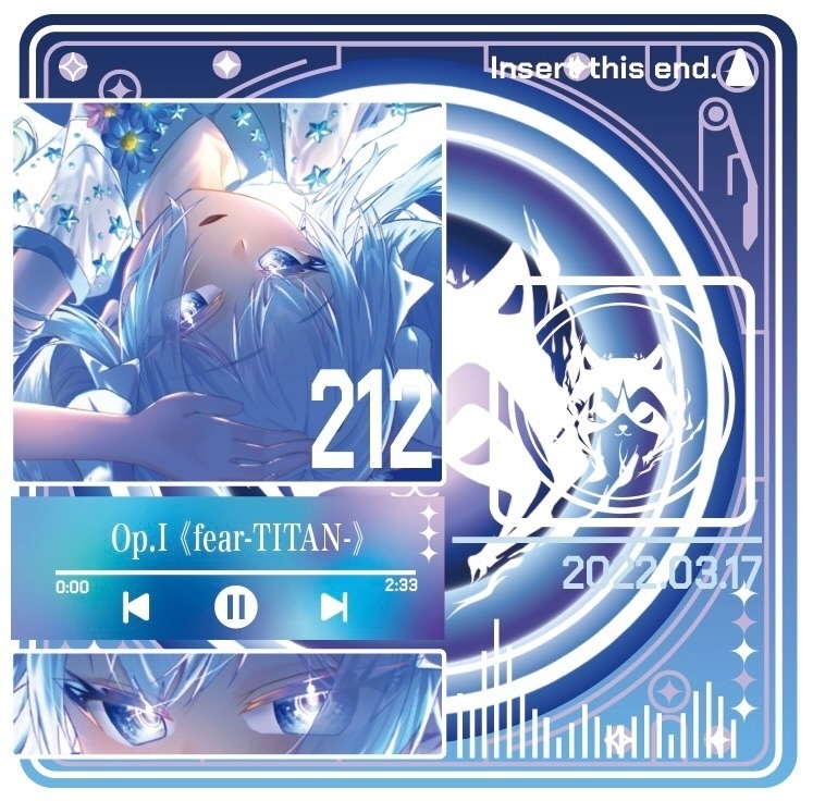 珠洲島有栖 ボス曲CD風アクキー