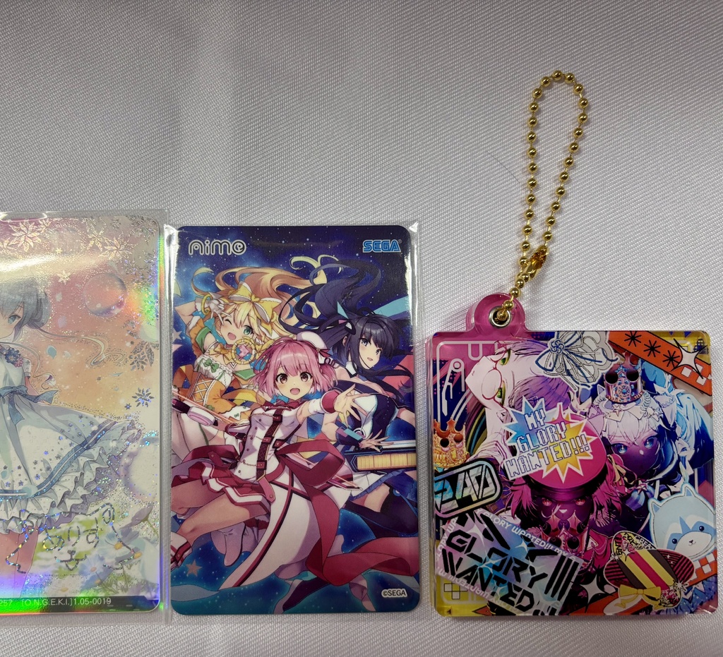 C107 CD風アクリルキーホルダー