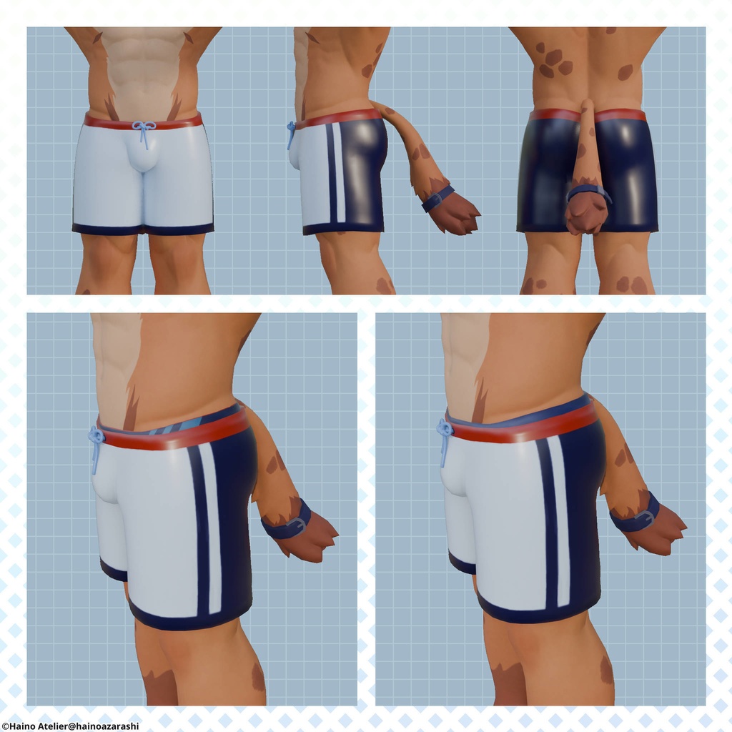 【オリジナル3Dモデル】ハイエナのクオン