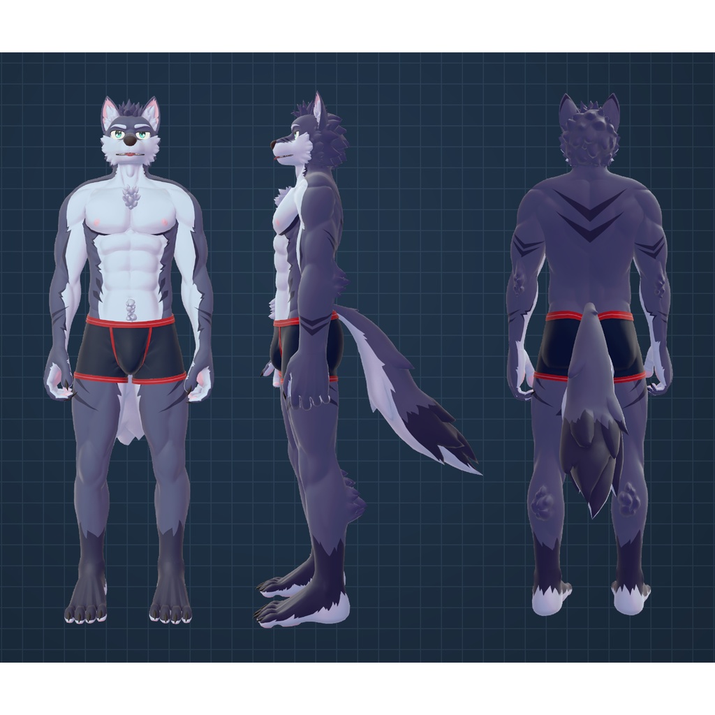 【オリジナル3Dモデル】ハイテツ