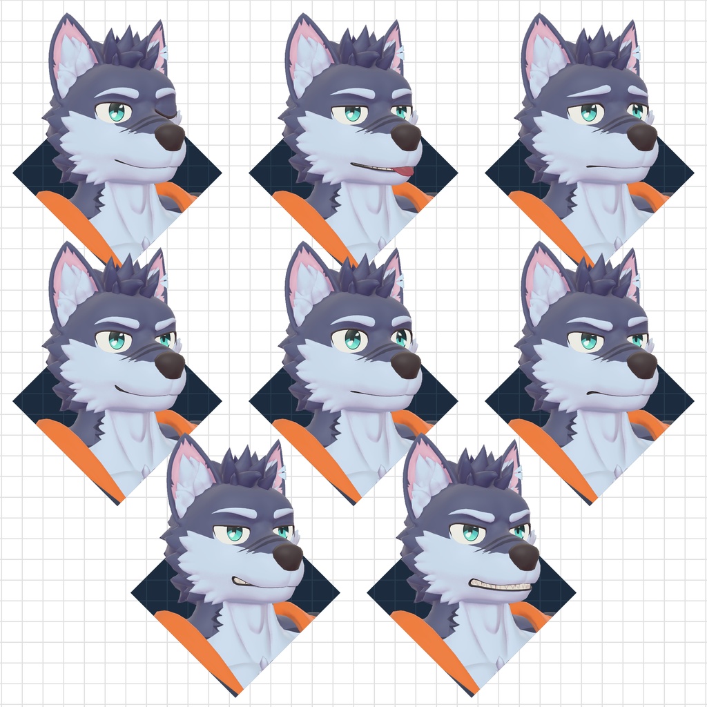 【オリジナル3Dモデル】ハイテツ