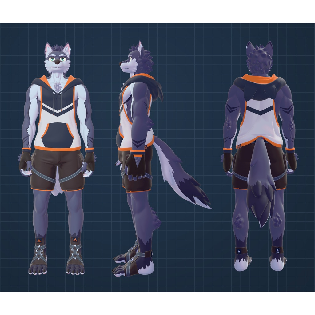 【オリジナル3Dモデル】ハイテツ