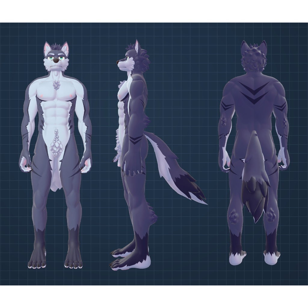 【オリジナル3Dモデル】ハイテツ