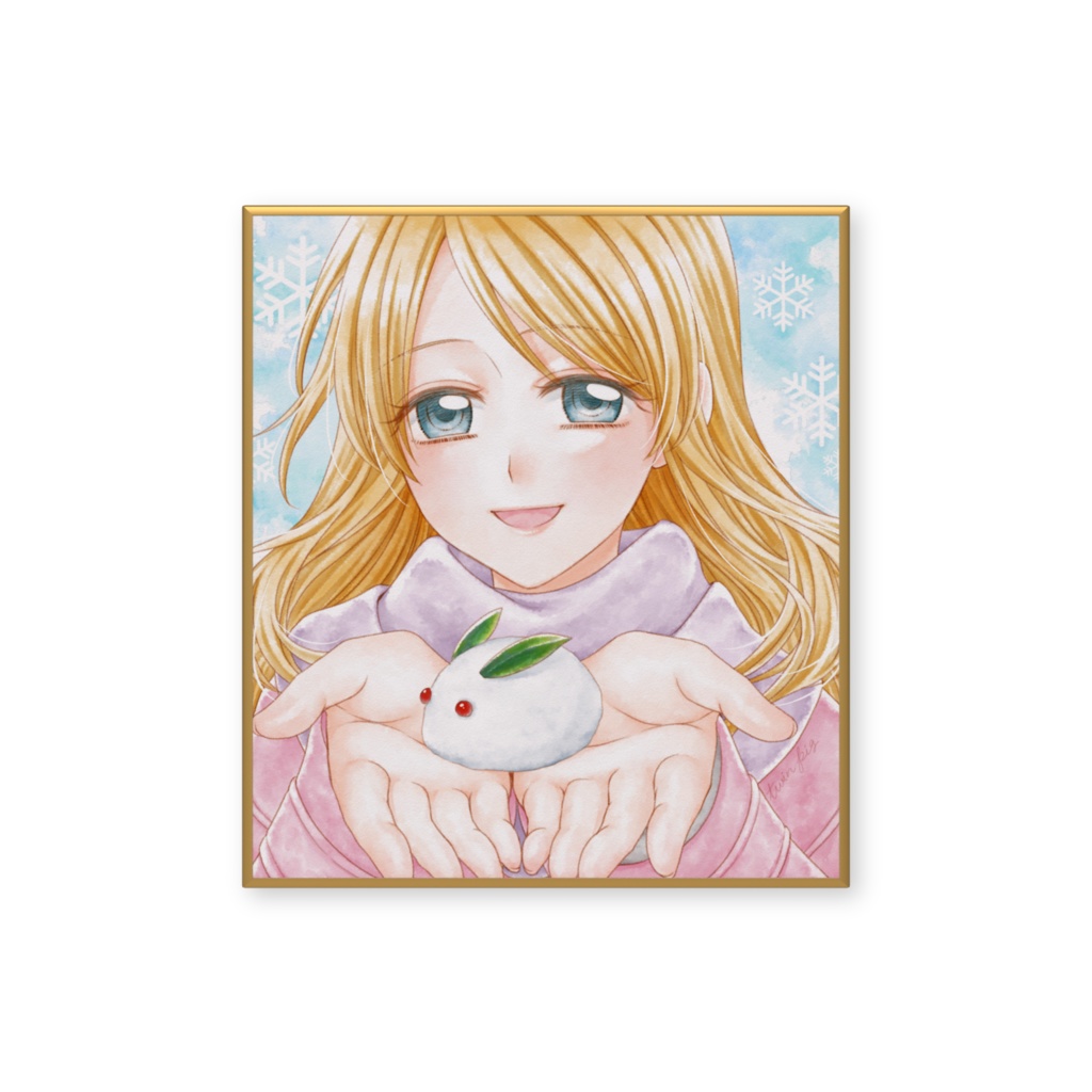 ミニ色紙 【Winter】