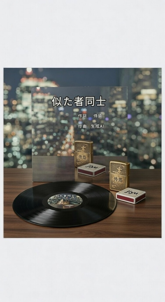 似た者同士　#シティポップ　#ラウンジ　#ラウンジミュージック　#マッチ　#Zippo　#男　#女　#大人　#ムーディー