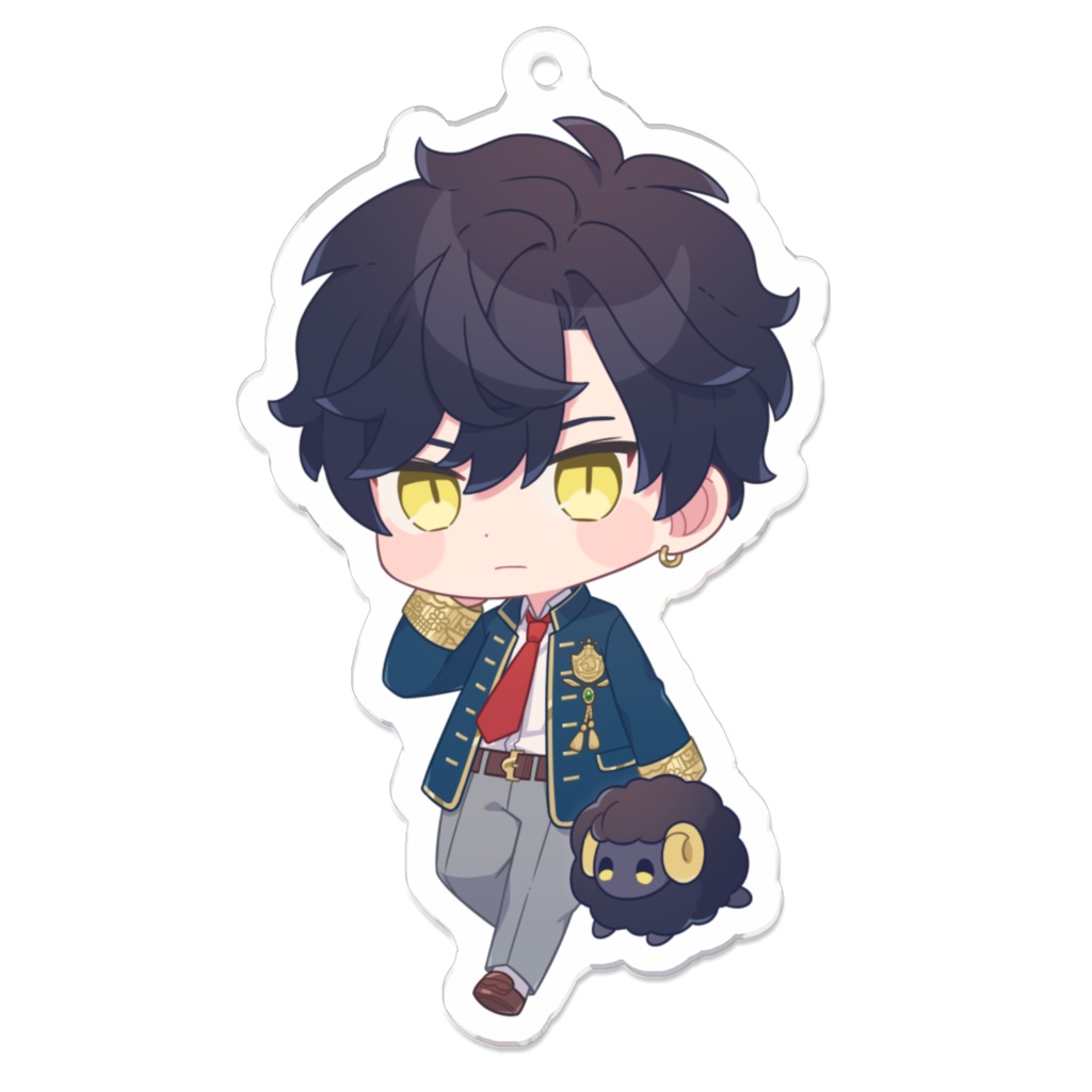 羊アクリルキーホルダー