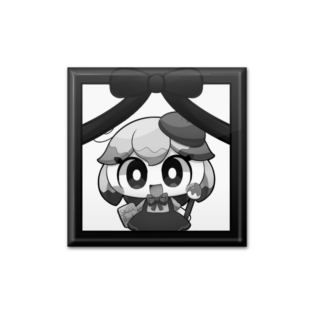 ドロシーの遺影缶バッジ