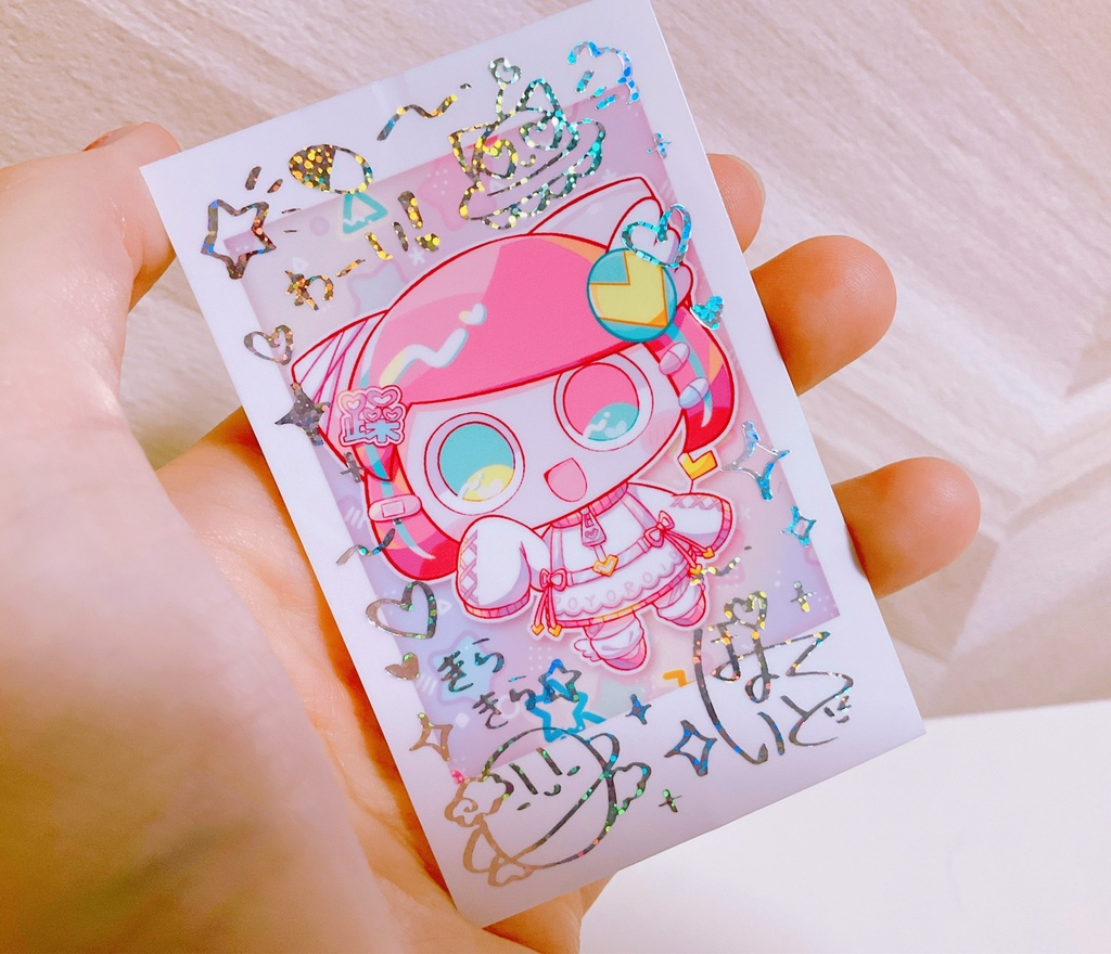 ぽよろいど躁鬱きらきらチェキカード - ペポン商店 - BOOTH