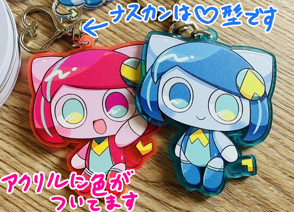 ぽよろいど躁鬱 カラーアクリルキーホルダー