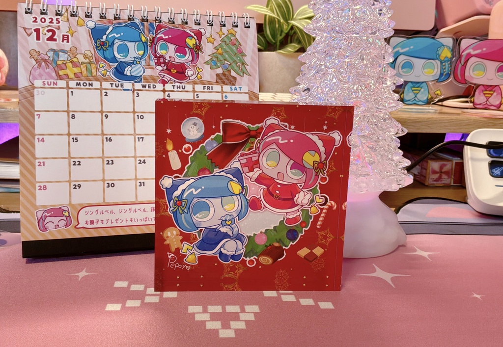 クリスマス🎄ぽよろいどアクリルブロック