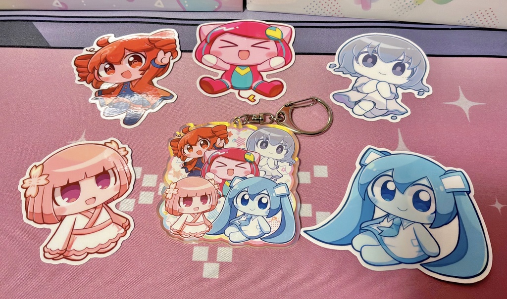 ぺぽボカロ大集合アクキー - ペポン商店 - BOOTH