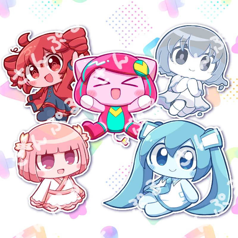 ぺぽボカロステッカー