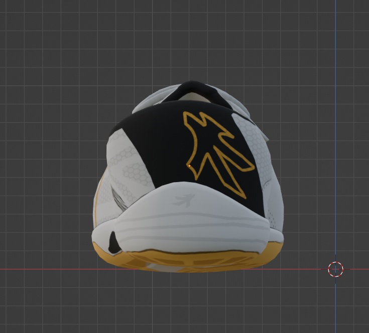 バレーシューズ 3Dモデル